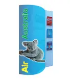 Totem in polionda con porta brochure